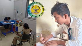 तिने रुग्णालयात तर त्याने आईचा मृतदेह घरी असताना सोडवला पेपर.