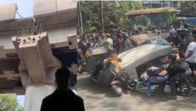 Mulund Metro Slab: सरपंच मुंबई बघायला आला अन् अंगावर कोसळला स्लॅब.