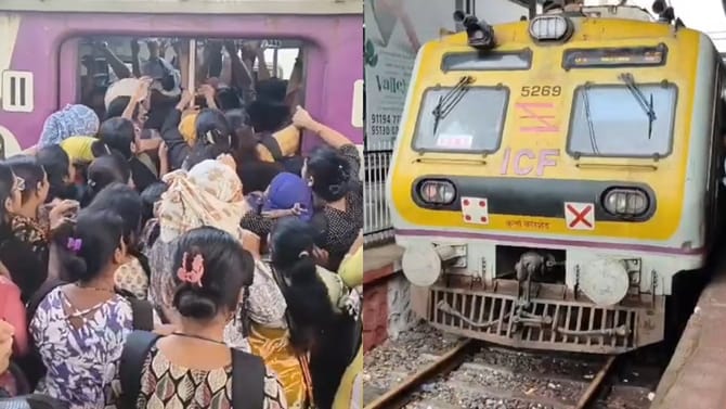 आधी दंडाला चावली अन् नंतर जे...; मुंबई लोकलच्या फर्स्ट क्लासमध्ये राडा