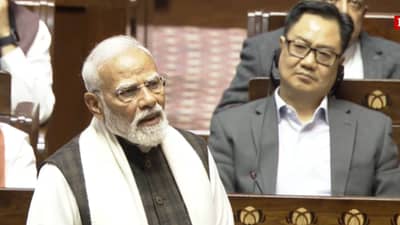 संसदेत मोठा गदारोळ, मोदींनाही थांबवावं लागलं भाषण, खरगेंनी उभे राहून थेट...काय घडलं?