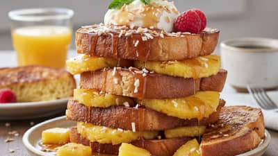 मुलं रोज नाश्त्यात नवीन कायतरी खायला मागताय? तर त्यांना बनवून द्या झटपट पॉइनॲप्पल फ्रेंच टोस्ट, जाणून घ्या रेसिपी