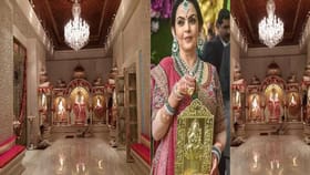 नीता अंबानी करतात या देवदेवतांची पूजा, डोळे दिपवणारं सुंदर देवघर.