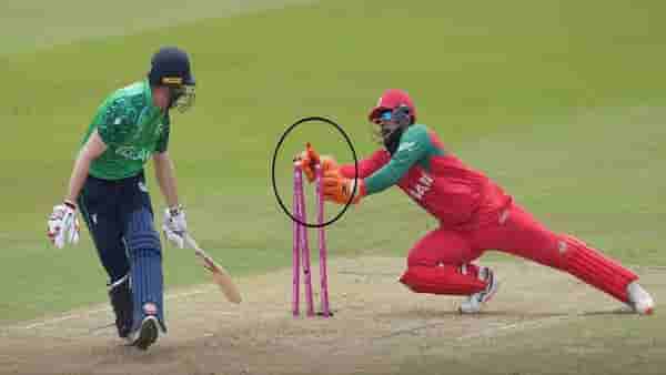 T20 WC : बॅट्समन क्रीजच्या बाहेर होता, विकेटकीपरकडून स्टम्पिंग, पण तरीही ICC च्या या नियमामुळे फलंदाज NOT OUT