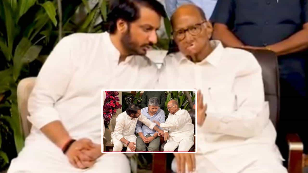 शरद पवारांची रोहित आणि पार्थ पवारांसोबत चर्चा, वेगवेगळ्या चर्चांना उधाण; त्या फोटोचा नेमका अर्थ काय?