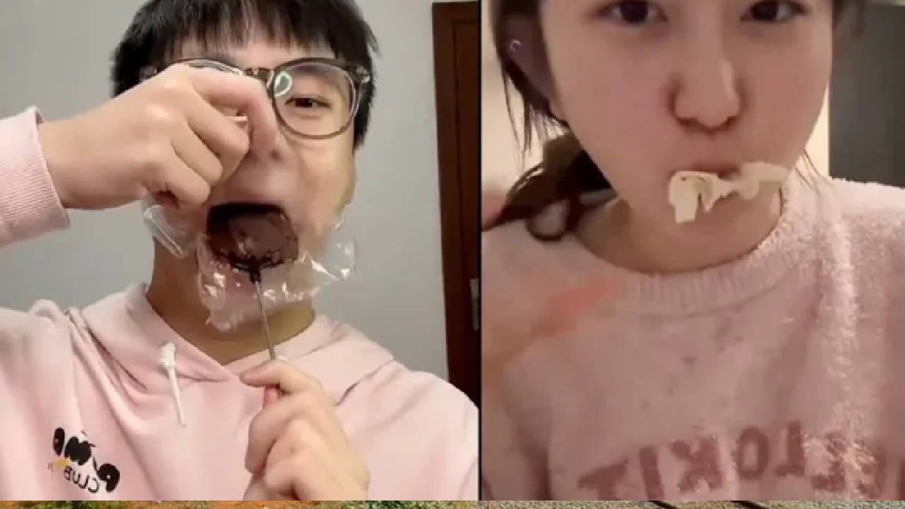 अवघडचं आहे राव... ‘प्लास्टिकमध्ये गुंडाळून जेवण’ खाण्याचा नवा ट्रेंड; सोशल मीडियावर तुफान चर्चा अवघडचं आहे राव... ‘प्लास्टिकमध्ये गुंडाळून जेवण’ खाण्याचा नवा ट्रेंड; सोशल मीडियावर तुफान चर्चा