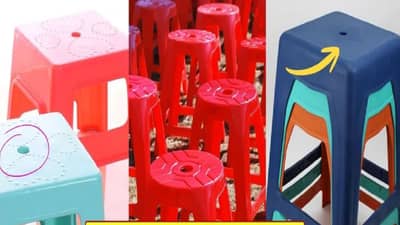 प्लास्टीकच्या टेबलाच्या मध्यभागी एक लहान छिद्र का असतं? कोणालाच माहिती नसेल कारण...