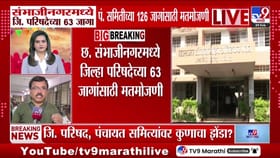छत्रपती संभाजीनगरमध्ये जिल्हा परिषद, पंचायत समिती निकालाचा आज फैसला.