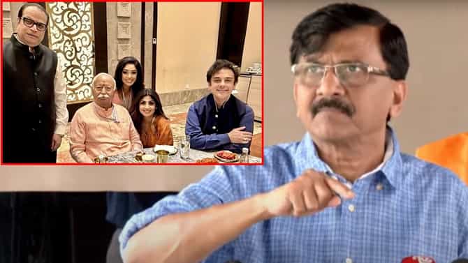 ज्याने भारतावर बॉम्ब टाकले, त्याचा मुलगा सरसंघचालकांसोबत... संजय राऊत संतापले