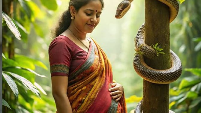 गर्भवती महिलेला साप चावतो की नाही? वाचा नेमकं सत्य काय!