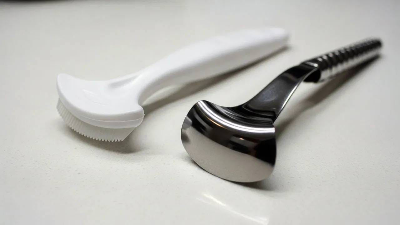 टंग क्लीनर कधी बदलायचं ? : प्लास्टिक टंग क्लीनर असेल तर ते दर 2 ते 3 महिन्यांनी बदला, स्टील/तांब्यांचे क्लिनर असेल तर ते दररोज स्वच्छ करा. गंज लागल्याचा दिसलं किंवा खराब झालं असेल तर लगेच बदला.