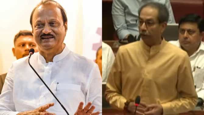 महाजन, मुंडे, आर. आर. आबा आणि आता दादा...; उद्धव ठाकरेंनी सांगितला अजित पवारांचा तो काटकोन नियम