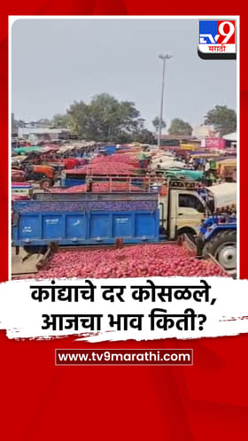 कांद्याचे दर कोसळले, आजचा भाव किती?.