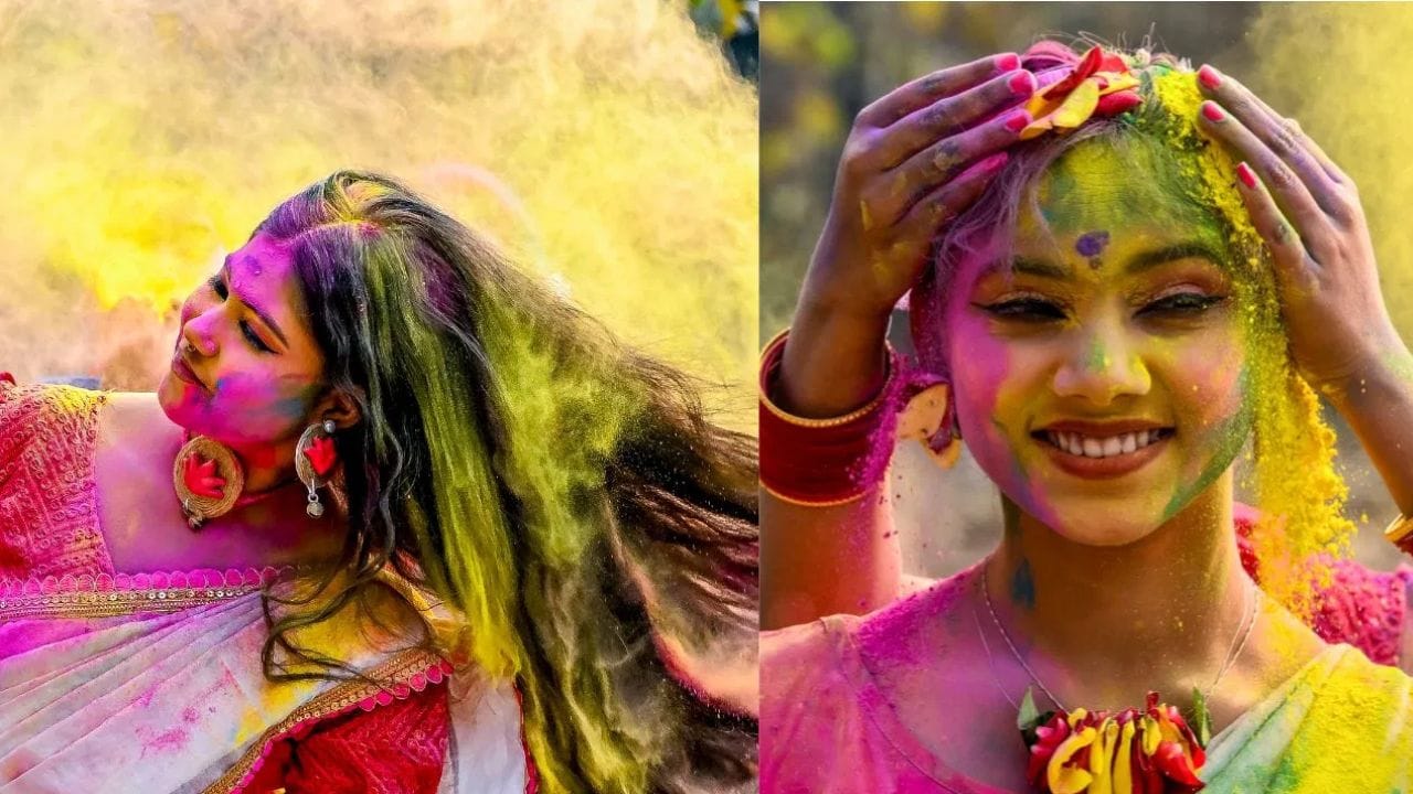 'तुम्हाला आणि तुमच्या कुटुंबीयांना आयु्ष्यात येणाऱ्या सर्व तेजस्वी रंगछटांच्या शुभेच्छा, होळीचा आनंदी साजरा करा, होळीच्या हार्दिक शुभेच्छा'