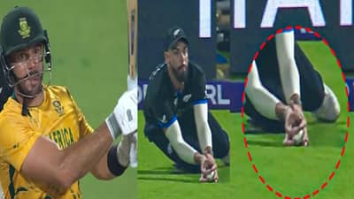 SA vs NZ : खुल्लम खुल्ला चिटींग;कॅप्टन मार्करम चुकीच्या निर्णयाचा बळी! OUT की Not Out?