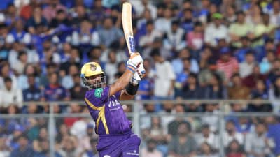 MI vs KKR : अजिंक्य रहाणेची जबरदस्त सुरुवात, लोकल बॉयचं पलटण विरुद्ध चाबूक अर्धशतक