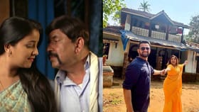 'रात्रीस खेळ चाले'च्या वाड्यावर पतीसोबत पोहोतली 'शेवंता'; पहा फोटो.