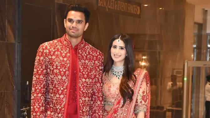 अर्जुन तेंडुलकर - सानिया चंडोकच्या लग्नातील मराठी अभिनेत्रीची उपस्थिती ठरतेय चर्चाचा विषय, कोण आहे ती?
