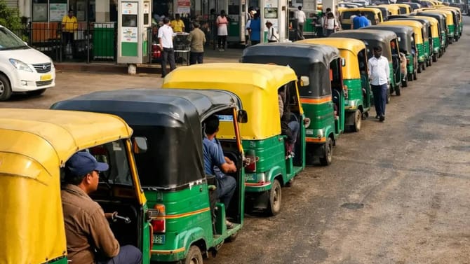 रिक्षा प्रवास महागला! गॅस दरवाढीने चालक हैराण, प्रवाशांना मार