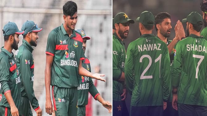 बांगलादेशकडून पाकिस्तानचा धुव्वा, पहिल्या सामनयात 8 विकेट्सने विजय