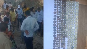 घराचं खोदकाम सुरू असताना सापडलं घबाड; खळ्ळं खळ्ळं आवाज आला अन् मातीतून.