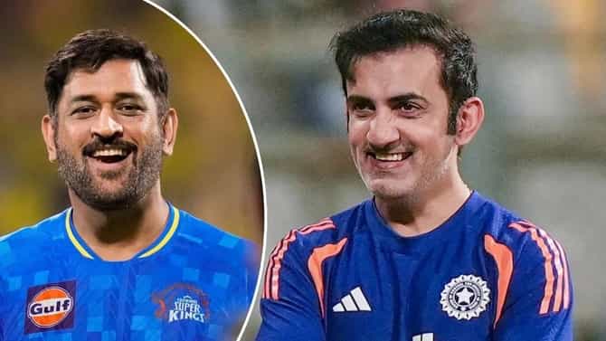 MS Dhoni-Gautam Gambhir : कोच साहब हास्य तुमच्या चेहऱ्यावर..या धोनीच्या पोस्टला गौतम गंभीरने दिलं असं उत्तर