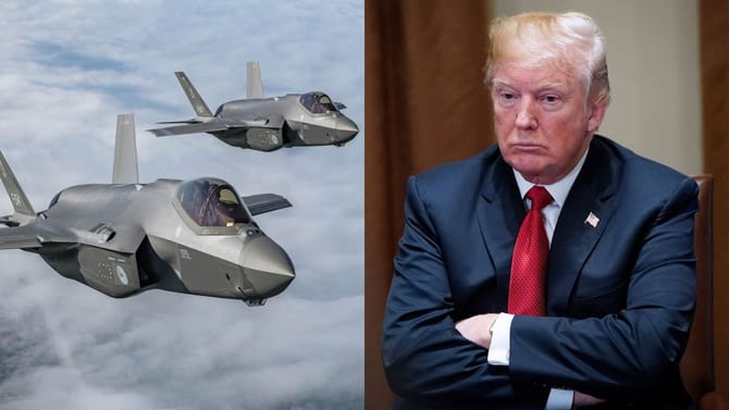 डोनाल्ड ट्रम्प झुकणार? इराणने रडारला न सापडणारे F35 फायटर जेट उडवलं