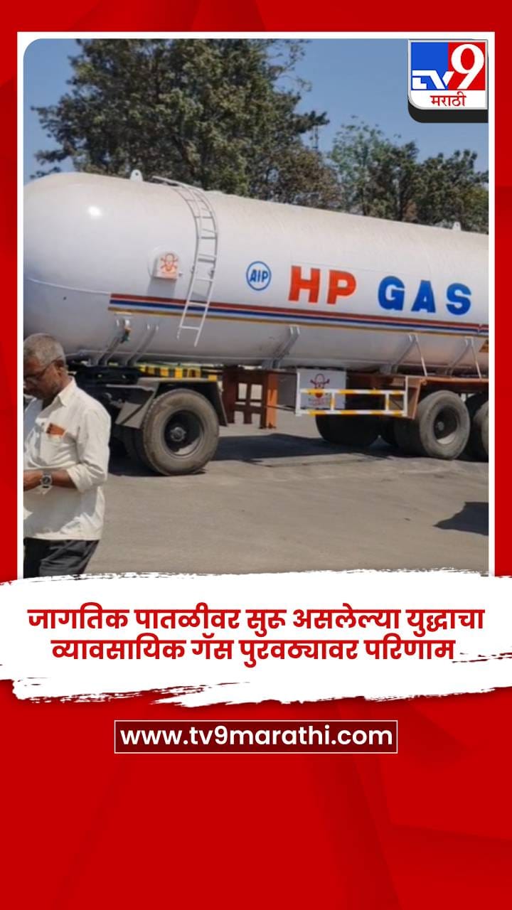 जागतिक पातळीवर सुरू असलेल्या युद्धाचा व्यावसायिक गॅस पुरवठ्यावर परिणाम