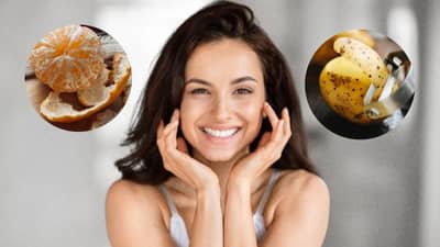 चमकदार चेहरा हवा आहे? केळी, संत्री, बटाट्याच्या सालीचा असा करा वापर