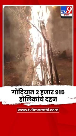 गोंदिया जिल्ह्यात सोमवारी होणार 2 हजार 915 होलिकांचे दहन