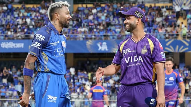 मुंबईने 4 षटकात 49 धावा केल्या आणि कोलकात्याने कर्णधार बदलला, कारण की