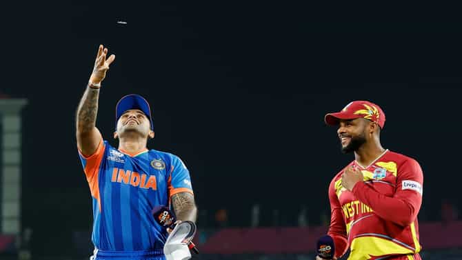 IND vs WI Super 8 Toss : इंडियाने टॉस जिंकला,आर पारच्या लढाईत फिल्डिंग, रिंकूबाबत निर्णय काय?