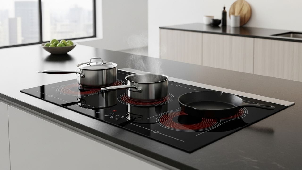 इंडक्शनवर अन्न लवकर शिजते. गॅस स्टोव्हच्या तुलनेत ते वापरणे आणि स्वच्छ करणे अत्यंत सोपे आहे. यासाठी केवळ वीजपुरवठा असेल तर ते कधीही वापरता येते, म्हणूनच अनेक कुटुंबांच्या स्वयंपाकघरातील तो आता अविभाज्य भाग बनला आहे.