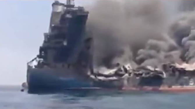 समुद्रात घडलं भयंकर! जगाची उडाली झोप, इराणकडून थेट दुबईच्या...