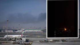 जगात हाहाकार, इराण-अमेरिकचं युद्ध आता दुबईच्या वेशीवर, हादरलं एअरपोर्ट.