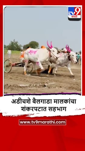 Jalna : मंठा तालुक्यातील आरडा-खारी गावात बैलगाडी स्पर्धेचा थरार.