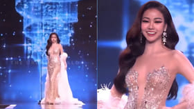 Live शोमध्ये नको तेच घडलं, मॉडेल झाली Oops Moment ची शिकार, Video....