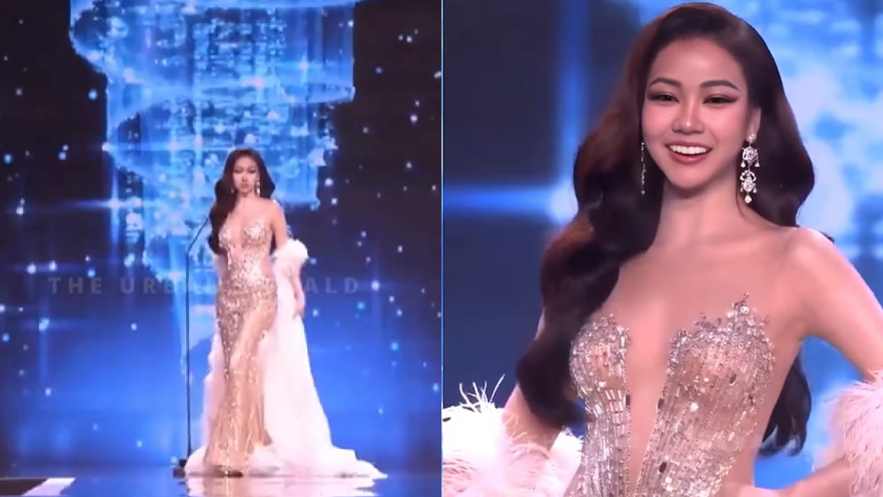 Live शोमध्ये नको तेच घडलं, मॉडेल बोलताना झाली Oops Moment ची शिकार, तरीही ती थांबली नाही, Video व्हायरल Live शोमध्ये नको तेच घडलं, मॉडेल बोलताना झाली Oops Moment ची शिकार, तरीही ती थांबली नाही, Video व्हायरल