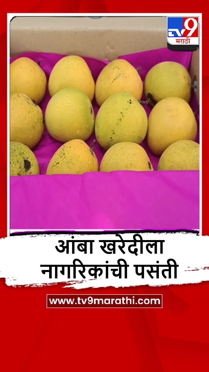 Karad : देवगड हापूस आंबा खरेदीला नागरिकांची पसंती