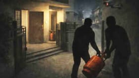 गॅसची टंचाई आणि थेट सिलेंडरची धाडसी चोरी, चोरट्याने गॅस टाकीच पळवली.