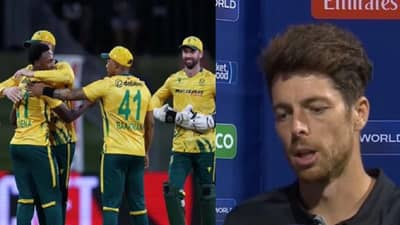 NZ vs SA : कॅप्टन मिचेल सँटनरकडून पुन्हा तशीच चूक, वर्ल्ड कप गमावल्यानंतरही सुधारणा नाही