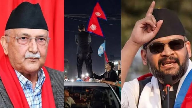 नेपाळ पहाटेच हादरलं, नव्या पंतप्रधानांनी शपथ घेताच माजी पंतप्रधान..