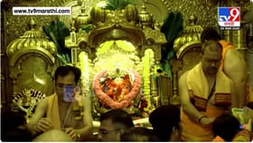 संकष्टी चतुर्थीच्या निमित्ताने सिद्धिविनायक मंदिरात भाविकांची गर्दी