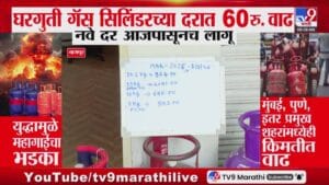 Gas Cylinder Rate | गॅस सिलेंडर दरवाढीचा फटका; घरगुती सिलेंडर 60 रुपयांनी महाग