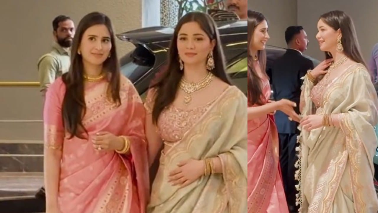 या लग्न सोहळ्याला तेंडुलकर कुटुंब मोठ्या रॉयल अंदाजात पोहचले. सचिन तेंडुलकर त्याची पत्नी अंजली, अर्जुन, सून सानिया चंडोक आणि मुलगी सारा यांनी पारंपारिक पोशाख घातला होता.