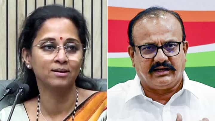 Supriya Sule | सुप्रिया सुळेंच्या त्या वक्तव्यावर काँग्रेसची टीका; फडणवीस यांच्या भूमिकेवरही सवाल Supriya Sule | सुप्रिया सुळेंच्या त्या वक्तव्यावर काँग्रेसची टीका; फडणवीस यांच्या भूमिकेवरही सवाल