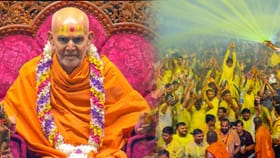 तीर्थधाम सारंगपूरमध्ये भव्य रंगोत्सवाचे आयोजन.