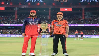 RCB vs SRH Toss : आरसीबीचा हैदराबाद विरुद्ध फिल्डिंगचा निर्णय, एकूण तिघांचं पदार्पण, कुणाला संधी?