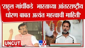 राहुल गांधींकडे महत्त्वाची माहिती! संजय राऊतांचा मोठा खुलासा.