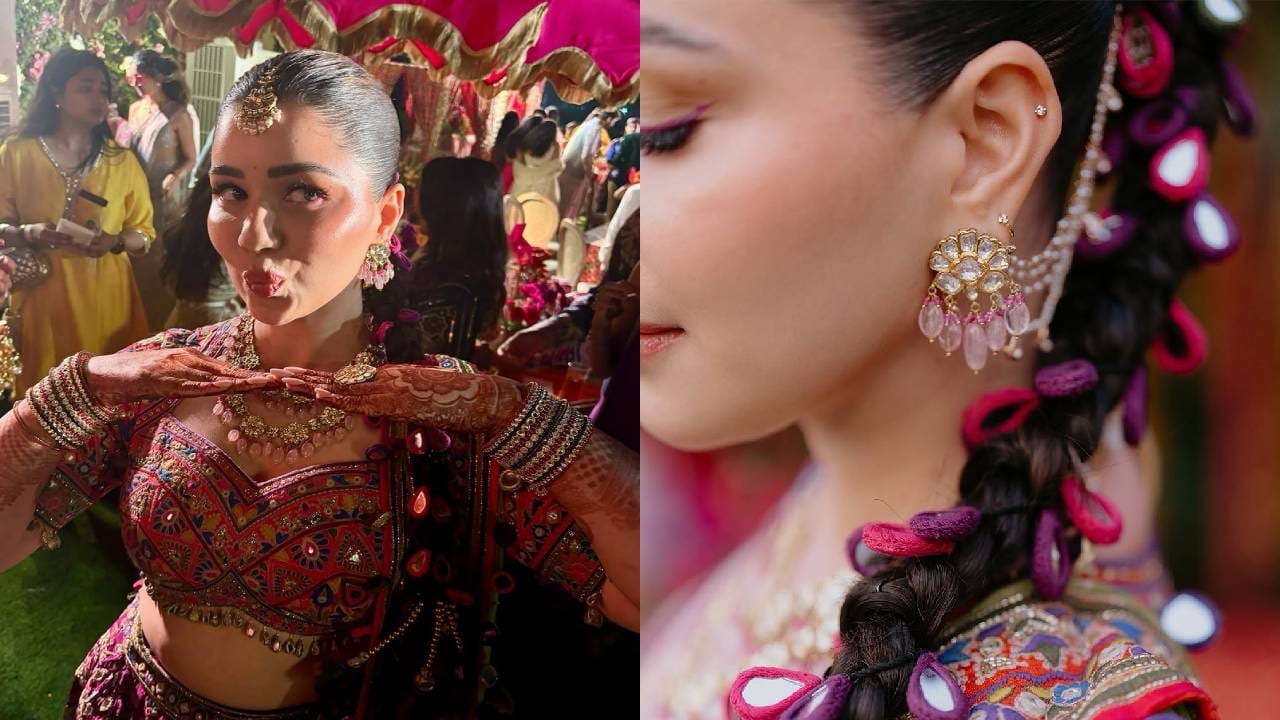 लग्न जरी अर्जुन तेंडुलकर आणि सानिया चंडोकचं असलं तरी प्रत्येक फंक्शनमध्ये सारा तेंडुलकरच्या लूकचीच जोरदार चर्चा झाली. भावाच्या संगीत फंक्शनमध्ये साराने परिधान केलेल्या या सुंदर लेहंग्याला अर्पिता मेहताने डिझाइन केलं होतं. यात लाल, निळा, गुलाबी, पिवळा, नारंगी, सोनेरी असे सर्व रंग आहेत.