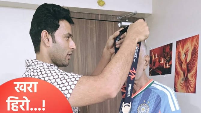 रोज दीड तास मालिश आणि 8 तास सराव, आता शिवम दुबेने मेडल घातलं गळ्यात